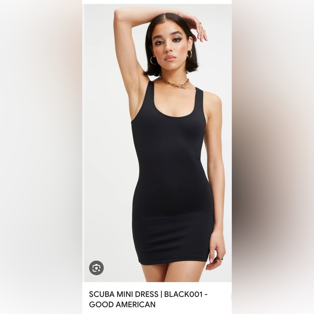 Good American scuba mini dress size 4. NWT